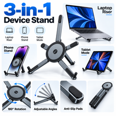 3 In 1 Transforming Device Stand