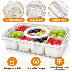 Multi Compartment Food Storage Box